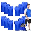 12/24/48Pcs Soccer Pinnies Youth, Scrimmage Team Practice Vests