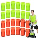 12/24/48Pcs Soccer Pinnies Youth, Scrimmage Team Practice Vests