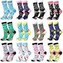 12/24 Pairs Christian Socks Gifts for Women