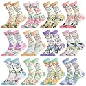12/24 Pairs Christian Socks Gifts for Women