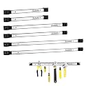 12" 18" 24" Magnetic Tool Holder Strip, Stainless Steel Surface Tool Magnet Bar, Metal Tool Organizer Rack for Garage Organization, Easy To Install in Workshop, Mounting Screws Included
