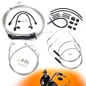 12" Ape Hanger Cables Kit for 2014-2024 ABS Sportster Iron XL