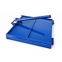 12" Commercial Steel Tortilla Press-Heavy Duty-Mexican Style Tortilla Maker, Flatbread-Blue