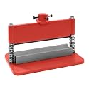12" Press Brake Attachment Bending Die kit for 12-20 Ton Hydraulic Shop Presses, 3/16” Max Thickness, 90° Metal Bending Tool for Automotive Sheet Metal Fabrication (Red)