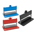 12" Press Brake Attachment Bending Die kit for 12-20 Ton Hydraulic Shop Presses, 3/16” Max Thickness, 90° Metal Bending Tool for Automotive Sheet Metal Fabrication (Black &amp; Blue &amp; Red)