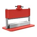12" Press Brake Attachment, Hydraulic Press Accessories Kit for 12/20Ton Hydraulic Shop Presses for Metal Sheets, Creating Complex Shapes (Red)