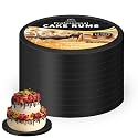 12" Round 1/2" Thick Black Cake Drum, 10‑Pack Cardboard Cake Boards