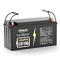 12.8V 150Ah LiFePO4 Deep Cycle Battery, up to 8000+ Cycles Rechargeable Battery with Built-in 150A BMS, 12 Volt Lithium Battery for RV, Solar System, Trolling Motors and More