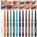 12 Colors Shimmer Eyeliner Pen Set, Waterproof, Long-Lasting, Glitter Eyeliner for Bold Eye Makeup, Metallic Glitter Finish, Eye Liner For Older Women, lapiz de ojos delineador de ojos contra el agua
