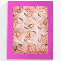 Bakepacker 12 Cupcake Containers 10-Packs Roland Cupcake Box Cupcakes Carrier, 12 Cupcake Boxes with Window 13"x10"x3.5"（Auto-pop up）