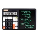 12 Digit Solar Calculator Large LCD Display with LCD Writing Board Scientific Calculator Standard Function Calculator