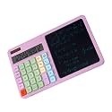 12 Digit Solar Calculator Large LCD Display with LCD Writing Board Scientific Calculator Standard Function Calculator