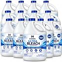 (12 Gallon) - Liquid Chlorine Bleach, for Laundry, Household and Commercial Cleaning, Multipurpose Cleaner, 1 Gallon Jugs. Ready to Use. (12 Gallons)