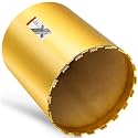 12 Inch Concrete Core Drill Bit, 14" Drilling Depth, 1-1/4"-7 Thread Core Bits for Concrete with Rebar, Masonry, Brick Block and Stone, Wet Coring