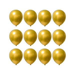 12 inch Metallic Gold Balloons 60 pcs