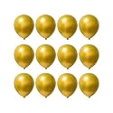 12 inch Metallic Gold Balloons, 60 pcs Thick Chrome Gold Balloons Latex Balloons for Party Decorations (12inch Gold)