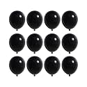 12 inch Black Latex Balloons 60 pcs
