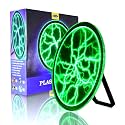 12 Inch Plasma Disc, Plasma Ball Lamp，Plasma Globe,Electrostorm Disc,Luminglas,Suitable for Homes, Bars, Clubs, Parties, Decorations, Holiday Gifts,Science and Education Toys (Green)