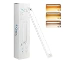 12 Inch Under Cabinet Lights Plug in Hand Wave Activated LED Under Cabinet Lighting for Kitchen, 5CCT Dimmable Under Counter Light Bar, Wired Heavy Duty Screw Mount Closet Light(New