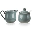 12 OZ Ceramic Sugar and Creamer Set (Gray)