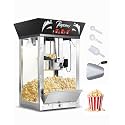 12 Oz Popcorn Machine, Commercial Pop Corn Maker Machine, Countertop Popcorn Machine with 3-Switch Control for Home Movie Theater, Parties, 850 W, Black
