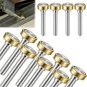 12 Pack 1" Truck Trailer Door Rollers,Box Truck, Heavy-Duty Truck Trailer Door Wheels Rollers Replacement Parts Hardware,Commercial Vehicle Doors 7/16'' Diameter X 2-3/4'' Long Rod