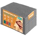 12 Pack 6" x 9" General Purpose Scuff Pads, Gray 400 Grit – Non-Woven Hand Automotive Sanding Pads for Fine Scuffing, Blending & Paint Prep – Thick Design for Auto Body, Woodworking & Metal