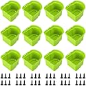 12 Pack Battery Holder Compatible with Ryobi 12V-18V Wall Mount Plastic