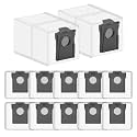 (12 Pack) Replacement Dust Bags for Dreame L10s Ultra Gen 2, L10s Ultra, L40 Ultra, X30/X40/X50 Ultra, X40/X50 Ultra Complete, L10s Pro Ultra, X10, X30, S30, X40 PRO, L30s Ultra – High Vacuum Bags