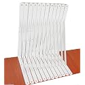 12 Pack L18 x H 12" White Heavy Duty Shelf Brackets with Screws Metal Shelf Brackets Shelf Support Angle Brackets for Shelves L Brackets Heavy Duty Floating Shelf