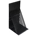 12 Pack L24 x H 12" Black Heavy Duty Shelf Brackets with Screws Metal Shelf Brackets Shelf Support Angle Brackets for Shelves L Brackets Heavy Duty Floating Shelf