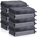 12 Pack Microfiber Car Towels, 24" x 16" Microfiber Cleaning Cloths 600 GSM