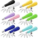 12 Pack,Multicolor,Umigy Craft Linoleum Cutter Kit Carving Tools Assortment