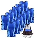 12 Pack Pinnies for Soccer Scrimmage Vest for Adult Youth Training