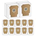 (12 Pack) Vacuum Bags for iRobot Roomba 104 Combo, 105 Combo, 105 Vac, Plus 405 Combo, Max 705 Vac, Max 705 Combo, Plus 504 Vac, Plus 505 Combo, Q0520, Base Automatic Dirt Disposal Bags