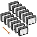 12 Pack Replacement HEPA Filter for iRobot Roomba i7 i7+ i3 i3+ i4 i4+ i6 i6+ i8 i8+ E5 E6 E7 J5 J5+ J6 J6+ J8 J8+