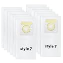 12 Pack Replacement Vacuum Bags Style 7 Paper Bag Fit PowerForce Uprights Vacuums 3537 3522 35221 35223 35224 35225 35226 3522R 3522X 3525 35252 3525R 3530D 3530R Replace Part 32120