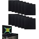 12 Pack Trash Can Odor Absorbing Filter Refills for EKO Garbage Cans