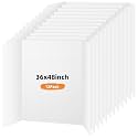 12 Pack Trifold Poster Board, 36x48 White Presentation Display Board