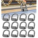 12-Pack Weld-On D Ring Anchors, 1/2 in, 12,000 lb Break Strength