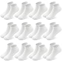 12 Pairs Boys Low Cut Ankle Socks, Kids School Socks 1-14 Years