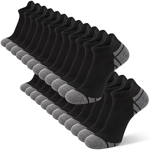 12 Pairs Mens Low Cut Ankle Socks