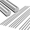 12 Pcs 304 Stainless Steel Round Rods -5/32" Dia x 12" Length - Solid Metal Shafts for Industrial Use, Metalworking &amp; DIY Crafts,Precision Machining (12, 5/32 x12)