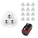 12 PCS Appliance Wheels for Kitchen Appliances on the Countertop，Small Appliance Rollers for Stand Mixers, Coffee Makers, Air Fryers, Mini Caster Wheels for Small Appliances Slider (White)