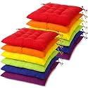 12 Pcs Bulk Floor Pillows Cushion for Kids Classroom,Colorful,Square