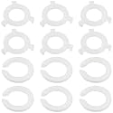Bonsicoky 12 PCS E27 to E14 Lamp Shade Adapter Rings
