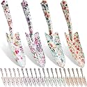 12 Pcs Floral Garden Shovels Bulk Gardening Gift, Colorful Flowers