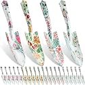 12 Pcs Floral Garden Shovels Bulk Gardening Gift, Tropical Plants