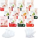 12 Pcs Fruits Beauty Hand Foot Mask Bulk for Women Girl Sister