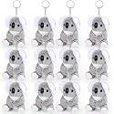 12 Pcs Koala Plush Keychain Small Bear Pendant Purse Charm
